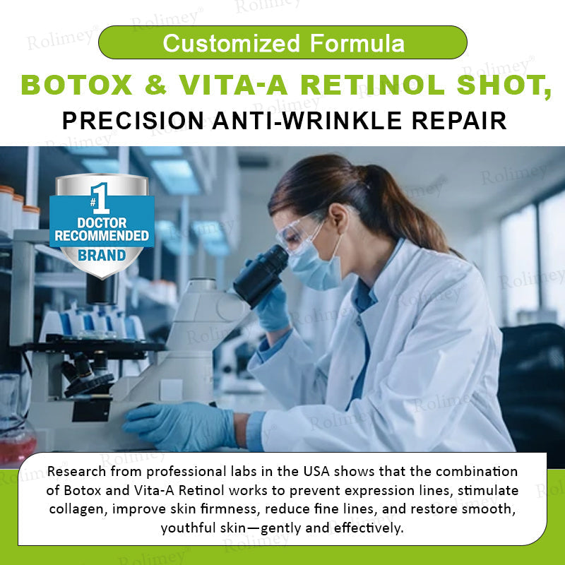 🍀👨‍⚕️Made and shipped from Australia 💫Rolimey® Botox & Vita-A Retinol Shot Wrinkle-Lift Tightening cream - Last Day Promotion 70% OFF Upsell