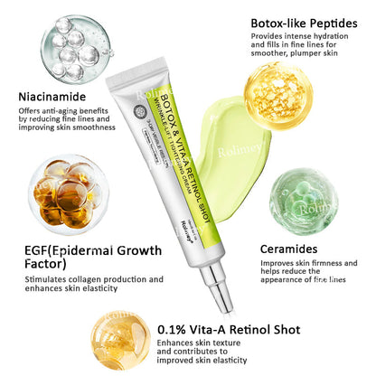 🍀👨‍⚕️Made and shipped from Australia 💫Rolimey® Botox & Vita-A Retinol Shot Wrinkle-Lift Tightening cream - Last Day Promotion 70% OFF Upsell