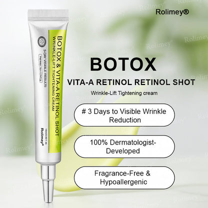 🍀👨‍⚕️Made and shipped from Australia 💫Rolimey® Botox & Vita-A Retinol Shot Wrinkle-Lift Tightening cream - Last Day Promotion 70% OFF Upsell