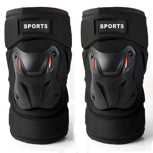 Motorcycle Men Protection Kneepad Guard Protective Anti-fall Off Road Breathable Protector Gear Windproof Racing Knee Pad Set